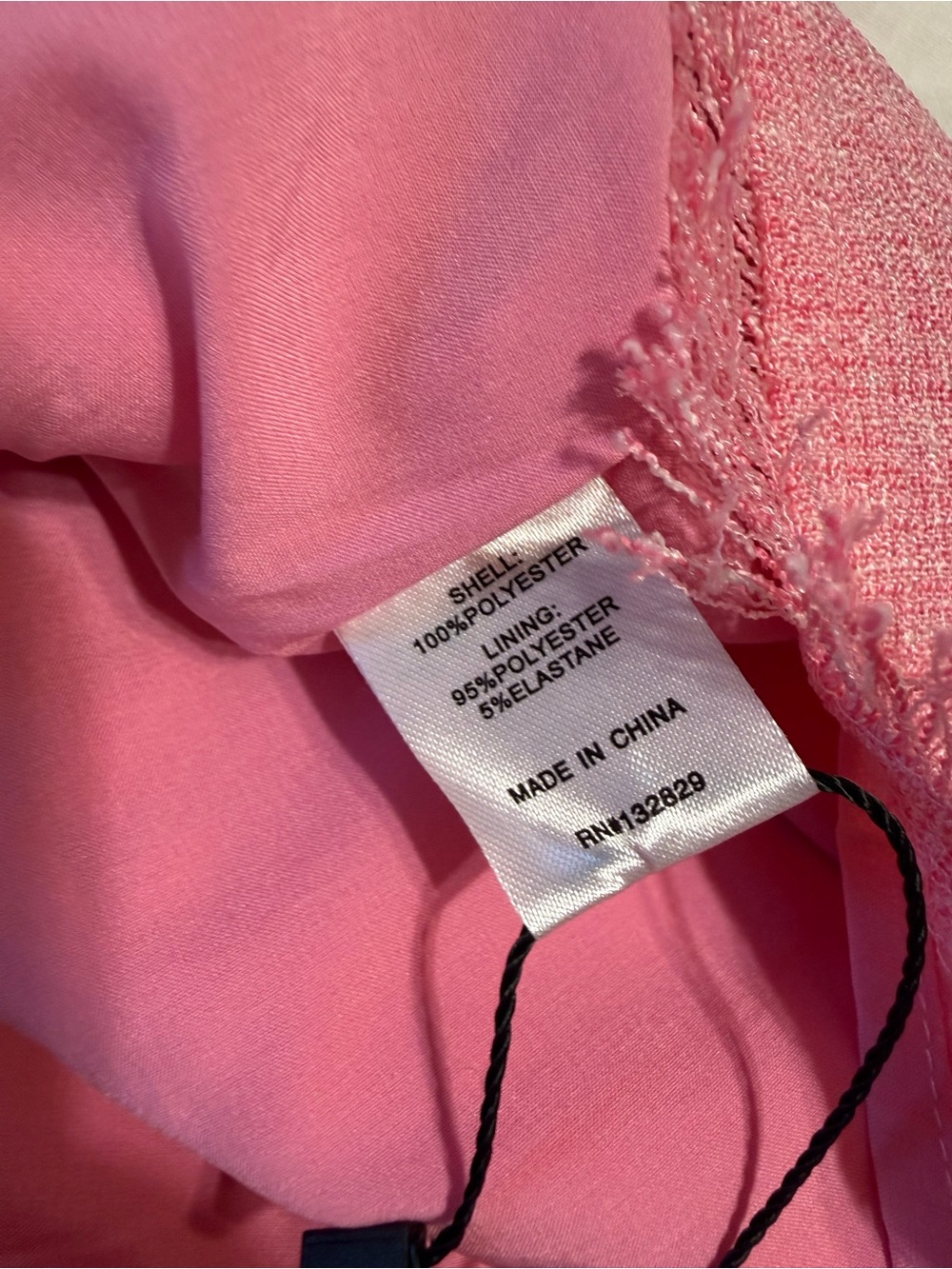 NWT! More To Come Women’s MEDIUM Houda Pink Strapless Mini Dress tweed Revolve - Picture 7 of 8